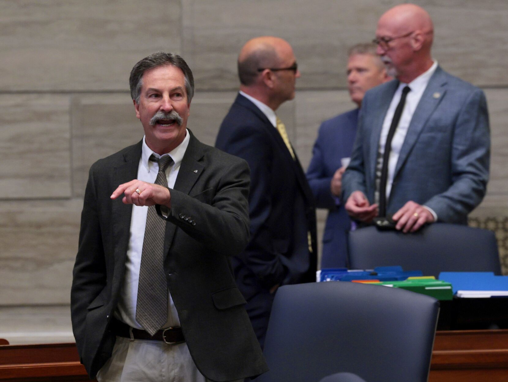 Senate ends abruptly among infighting